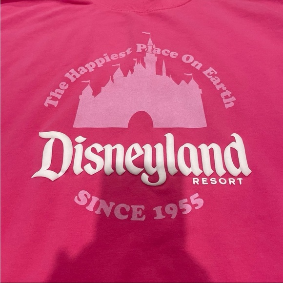 Disney parks, Disneyland resort pink, crewneck, sweatshirt, size 1X - Picture 4 of 5